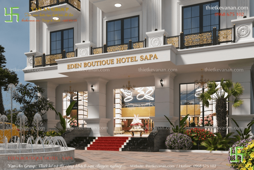 thiết kế khách sạn Sapa