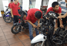 trung tâm dạy nghề sửa xe máy ở Bình Dương