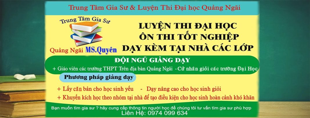 Trung tâm gia sư Việt Anh Quảng Ngãi