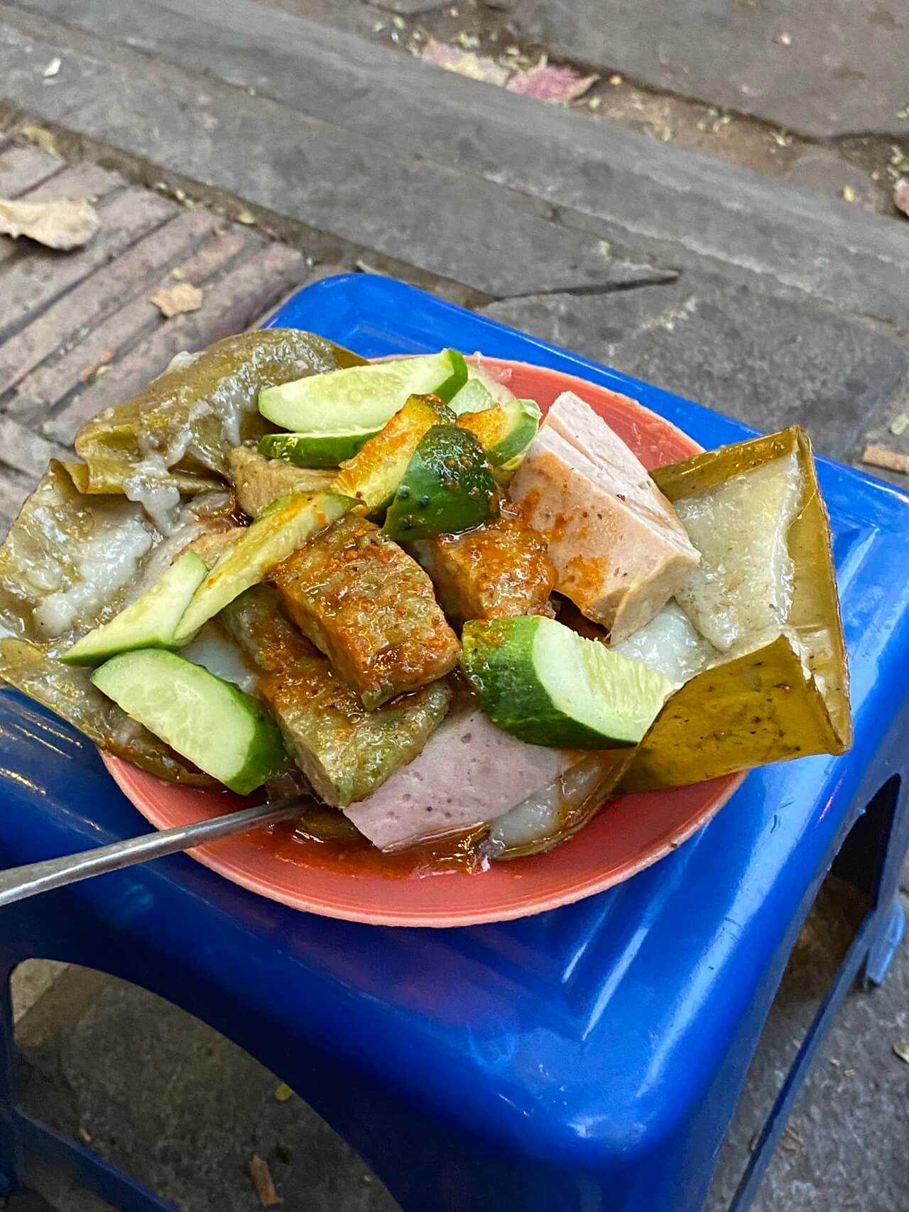 bánh giò Hà Nội Bánh Cột Đèn Ngô Thì Nhậm