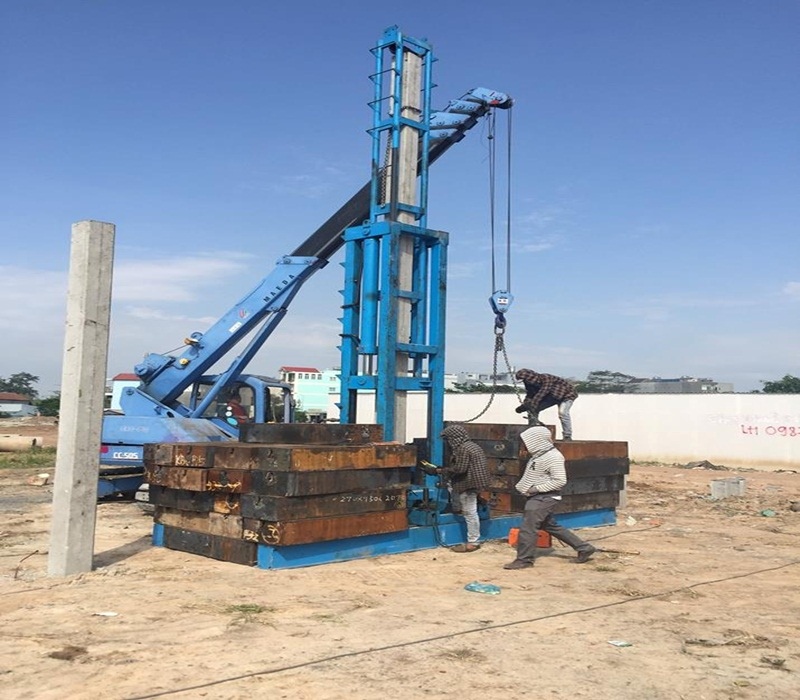 ép cọc bê tông Tiền Giang Ép cọc bê tông Tiền Giang