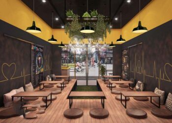 Thiết kế quán cafe ngồi bệt