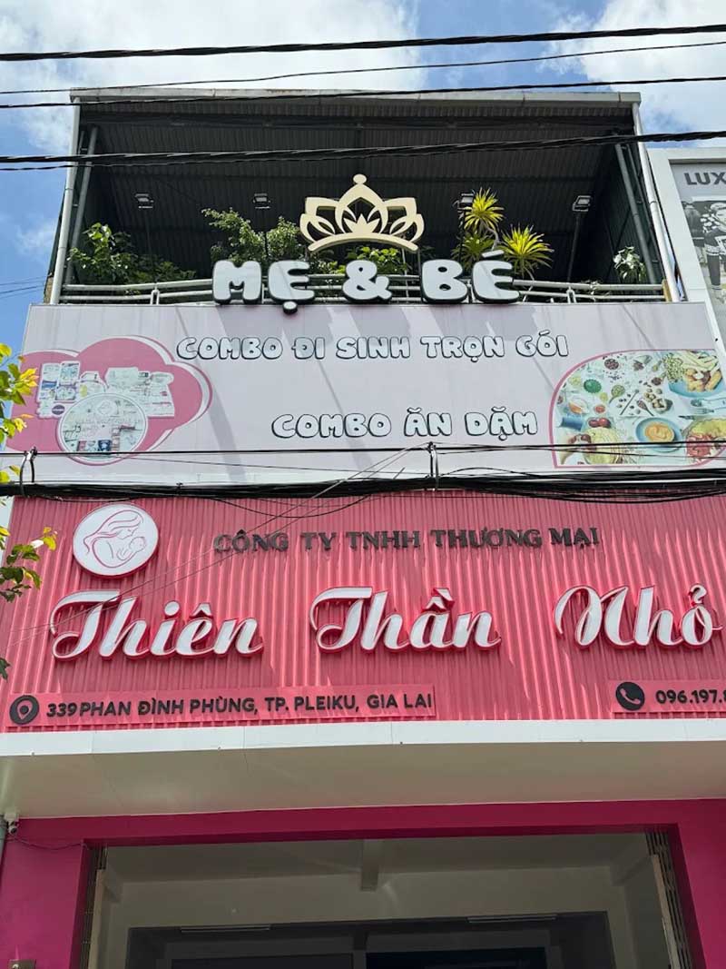 shop mẹ và bé Gia Lai