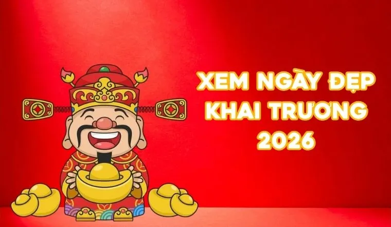 Ngày đẹp khai trương năm 2026 theo từng nhóm tuổi