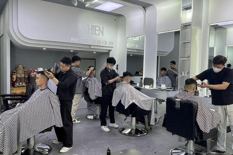 cắt tóc nam thanh khê
